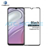 Tvrzen&eacute; sklo PINWUYO Motorola Moto G20 čern&eacute; 2,5D, pln&eacute; kryt&iacute; 