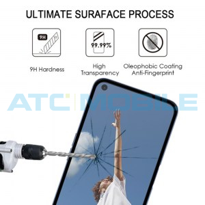 Tvrzen&eacute; sklo Oppo A52 Full-Glue čern&eacute; 2,5D