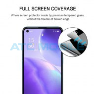 Tvrzen&eacute; sklo Oppo Reno 5 5G, Reno 5 4G  Full-Glue čern&eacute; 2,5D