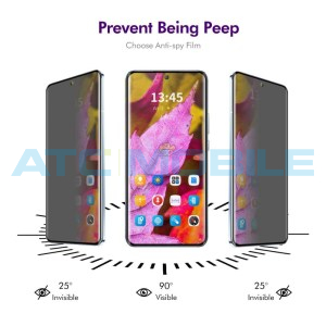 Tvrzen&eacute; sklo ENKAY Privacy Full-Glue Realme 14 Pro+ 5G (RMX5051) s aplik&aacute;torem