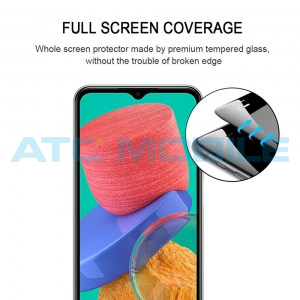 Tvrzen&eacute; sklo Samsung Galaxy A13 4G (SM-A135), A13 5G (SM-A136), M23, M33 Full-Glue čern&eacute; 2,5D