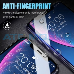 Tvrzen&eacute; sklo Samsung Galaxy A21s (SM-A217) Full-Glue, Ceramic čern&eacute;
