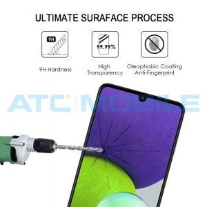 Tvrzen&eacute; sklo Samsung Galaxy A22 4G (SM-A225) Full-Glue čern&eacute; 2,5D