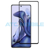 Tvrzen&eacute; sklo Xiaomi 11T, 11T Pro Full-Glue čern&eacute; 2,5D