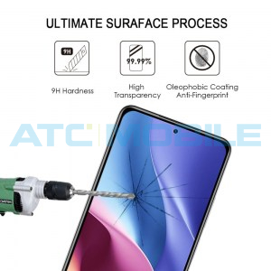 Tvrzen&eacute; sklo Xiaomi Mi 11i, Xiaomi Redmi K40 Pro+ Full-Glue čern&eacute; 2,5D