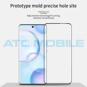 Tvrzen&eacute; sklo 3D PINWUYO Honor 50 čern&eacute;