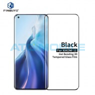 Tvrzen&eacute; sklo 3D PINWUYO Xiaomi Mi 11 čern&eacute;
