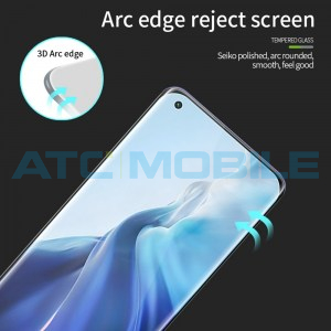 Tvrzen&eacute; sklo 3D PINWUYO Xiaomi Mi 11 čern&eacute;