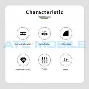 Tvrzen&eacute; sklo MOFI Samsung Galaxy A72 (SM-A725), A72 5G (SM-A726) čern&eacute;