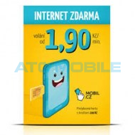 Mobil.cz předplacen&aacute; SIM s kreditem 150 Kč