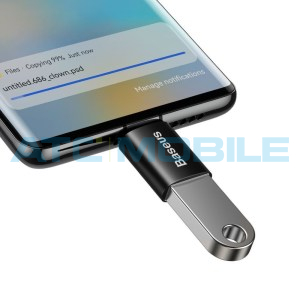 BAS-ADZJJQ000001_1_300x300 Adapt&eacute;r OTG Baseus Ingenuity Mini USB-C z&aacute;strčka / USB-A z&aacute;suvka, čern&yacute;