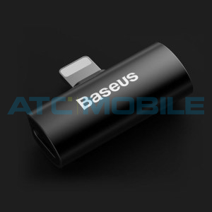 Audio adapt&eacute;r Baseus Lightning / 2x Lightning (pro nab&iacute;jen&iacute; a sluch&aacute;tka)