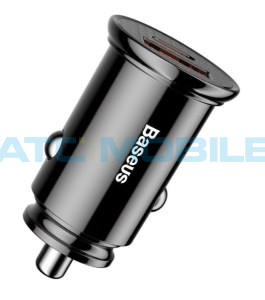 Autonab&iacute;ječka Baseus Circular 30W čern&aacute; (USB-A, USB-C, QC 3.0)