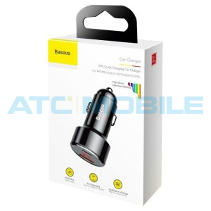 Autonab&iacute;ječka Baseus Magic Car Charger 45W čern&aacute; (QC 4.0, PD 3.0 1x USB, 1x USB-C)