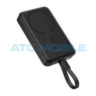 Powerbanka Baseus Magnetic Mini 10000mAh čern&aacute; (MagSafe, USB-C, 30W)
