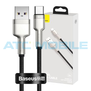 Kabel Baseus Cafule USB / USB-C  černo (66W, 0,25m)