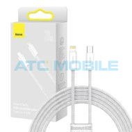 Kabel Baseus Dynamic USB-C / Lightning b&iacute;l&yacute; (20W, 2m)