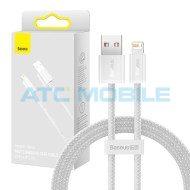 Kabel Baseus Dynamic USB / Lightning b&iacute;l&yacute; (2,4A, 1m)