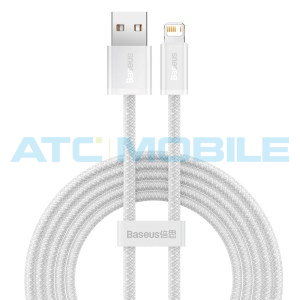 Kabel Baseus Dynamic USB / Lightning b&iacute;l&yacute; (2,4A, 1m)