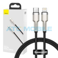 Kabel Baseus Cafule USB-C / Lightning  čern&yacute; (20W, 0,25m)