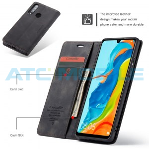 Pouzdro CaseMe Magnetic Book Huawei P30 Lite (MAR-LX1) čern&eacute;