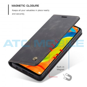 Pouzdro CaseMe Magnetic Book Huawei P30 Lite (MAR-LX1) čern&eacute;