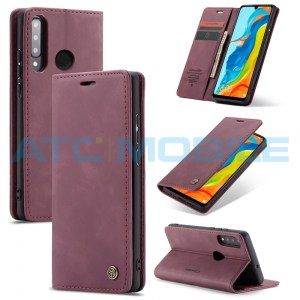 Pouzdro CaseMe Magnetic Book Huawei P30 Lite (MAR-LX1) červen&eacute;