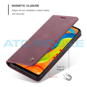 Pouzdro CaseMe Magnetic Book Huawei P30 Lite (MAR-LX1) červen&eacute;