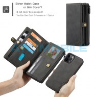 Pouzdro CaseMe Multi iPhone 12 Pro Max čern&eacute;