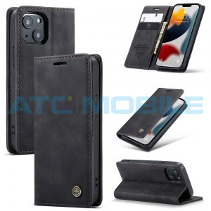Pouzdro CaseMe Magnetic Book iPhone 13 Mini čern&eacute;