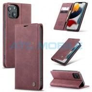 CaseMe Book iPhone 13 Mini červen&eacute;