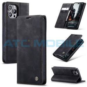 Pouzdro CaseMe Book  iPhone 15 Pro čern&eacute;