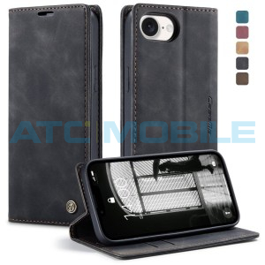 Pouzdro CaseMe Book  iPhone 16e čern&eacute;