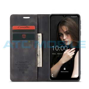 Pouzdro CaseMe Magnetic Book Samsung Galaxy A14 4G (SM-A145) A14 5G (SM-A146) čern&eacute;