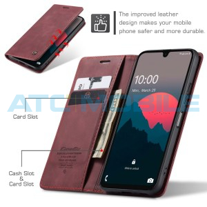 Pouzdro CaseMe Magnetic Book Samsung Galaxy A16 5G (SM-A166) červen&eacute;