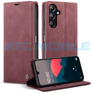 Pouzdro CaseMe Magnetic Book Samsung Galaxy A16 5G (SM-A166) červen&eacute;
