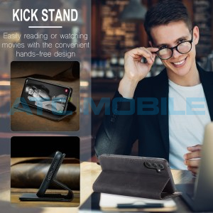 Pouzdro CaseMe Magnetic Samsung Galaxy A35 5G (SM-A356) čern&eacute;