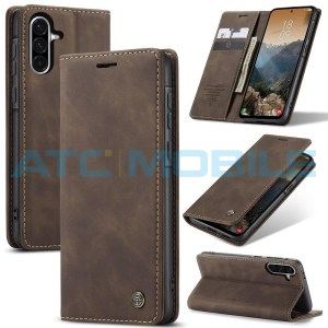 Pouzdro CaseMe Magnetic Book Samsung Galaxy A36 5G (SM-A366B) tmavě hněd&eacute; (Coffee)