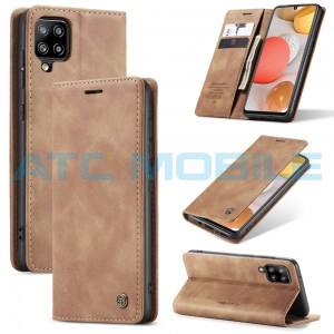 Pouzdro CaseMe Magnetic Book Samsung Galaxy A42 (SM-A425), A42 5G (SM-A426) světle hněd&eacute;