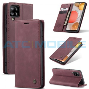 Pouzdro CaseMe Magnetic Book Samsung Galaxy A42 (SM-A425), A42 5G (SM-A426) červen&eacute;