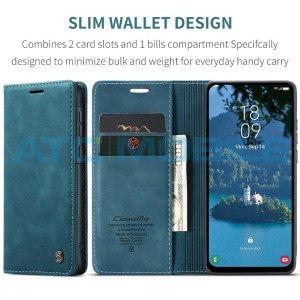 Pouzdro CaseMe Magnetic Book Samsung Galaxy A56 5G (SM-A566) modr&eacute;