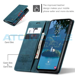 Pouzdro CaseMe Magnetic Book Samsung Galaxy A56 5G (SM-A566) modr&eacute;