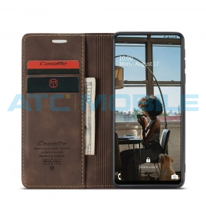 Pouzdro CaseMe Magnetic Book Samsung Galaxy A72 (SM-A725), A72 5G (SM-A726) hněd&eacute;