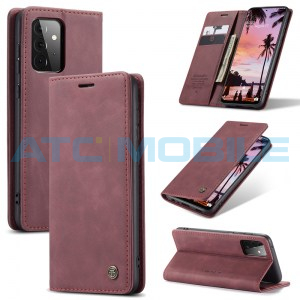 Pouzdro CaseMe Magnetic Book Samsung Galaxy A72 (SM-A725), A72 5G (SM-A726) červen&eacute;