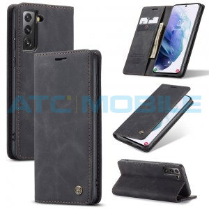 Pouzdro CaseMe Magnetic Book Samsung Galaxy S21 5G (SM-G991) čern&eacute;