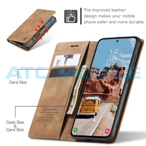 Pouzdro CaseMe Book Samsung Galaxy S25 5G (SM-S931B) sv. hněd&eacute;