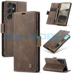 Pouzdro CaseMe Book Samsung Galaxy S25 Ultra 5G (SM-S938B) tm. hněd&eacute; (Coffee)