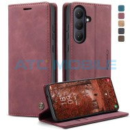 Pouzdro CaseMe Book Samsung Galaxy S26+ 5G (SM-S946B) červen&eacute;