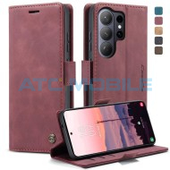 Pouzdro CaseMe Book Samsung Galaxy S26 Ultra 5G (SM-S948B) červen&eacute;