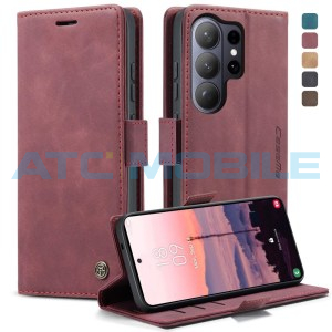 Pouzdro CaseMe Book Samsung Galaxy S26 Ultra 5G (SM-S948B) červen&eacute;